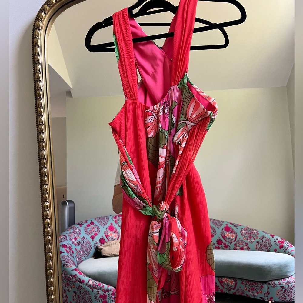 Tibi Pink and Red Floral Dress - Picture 13 of 16